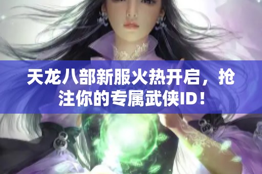 天龙八部新服火热开启，抢注你的专属武侠ID！