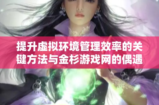 提升虚拟环境管理效率的关键方法与金杉游戏网的偶遇故事