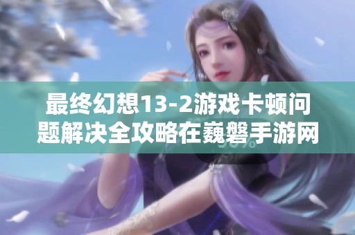 最终幻想13-2游戏卡顿问题解决全攻略在巍磐手游网